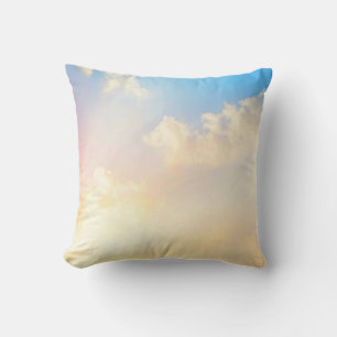 Cojín Decorativo Hermoso cielo azul con nubes,