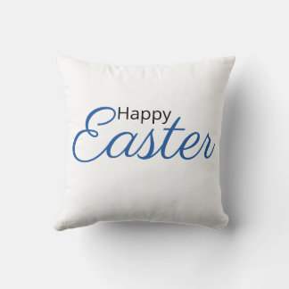 Cojín Decorativo Hermoso conejito personalizado de Pascua.