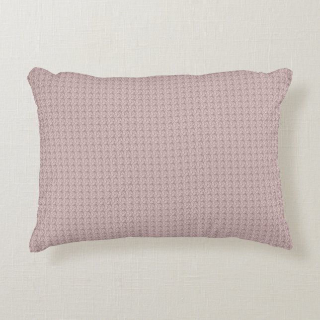 Cojín Decorativo Hermoso cuarto pastel rosa crochet bebé  (Anverso)