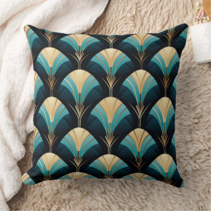Cojín Decorativo Hermoso Cushiro Art Decó Estilo Fan