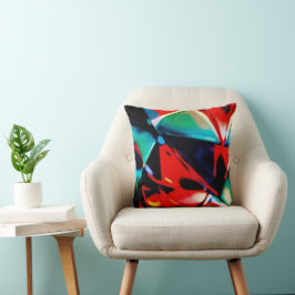 Cojín Decorativo Hermoso Desorden De Colores