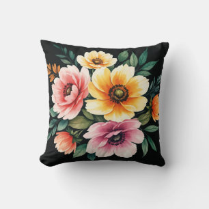 Cojín Decorativo Hermoso diseño de flores acuáticas