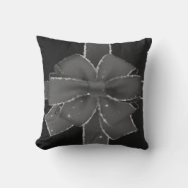 Cojín Decorativo Hermoso diseño de regalo de Navidad gris