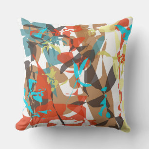 Cojín Decorativo Hermoso diseño floral abstracto