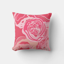 Cojín Decorativo Hermoso diseño rosa abstracto