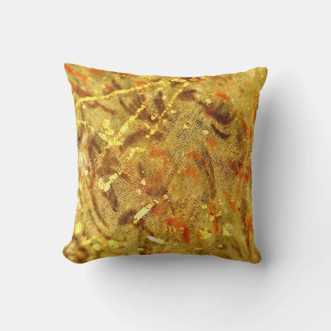 Cojín Decorativo Hermoso dorado (Anverso)