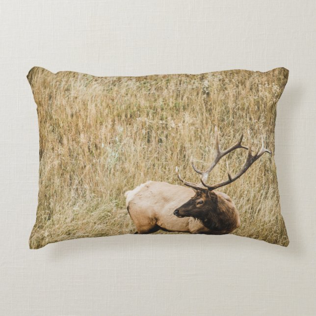 COJÍN DECORATIVO HERMOSO ELK DEER (Anverso)