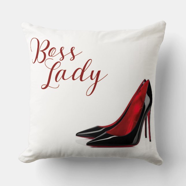 Cojín Decorativo Hermoso Jefe Lady Pillow, con corona (Anverso)