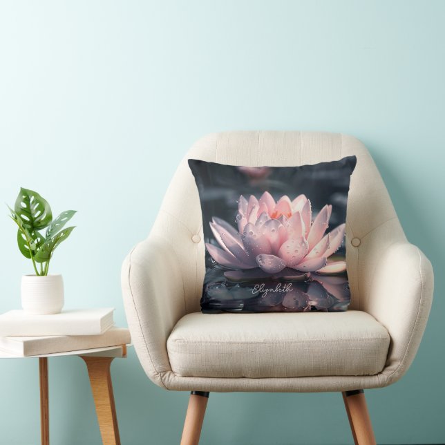 Cojín Decorativo Hermoso Lago Lotus (Silla)