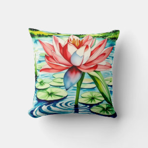 Cojín Decorativo Hermoso Lily Flower Cushion