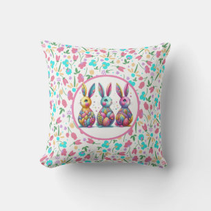 Cojín Decorativo Hermoso lindo, colorido 3 de Pascua