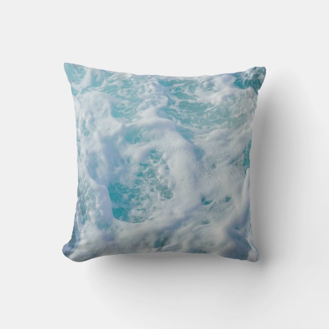 Cojín Decorativo hermoso mar・foam (Anverso)