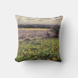Cojín Decorativo Hermoso paisaje rural pintado en el medio oeste de