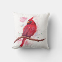 Hermoso Pájaro Rojo Brillante