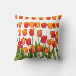 Cojín Decorativo Hermoso patrón de flor tulipán