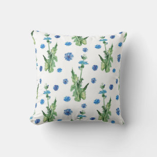 Cojín Decorativo Hermoso patrón de flores acuáticas