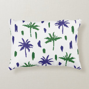 Cojín Decorativo Hermoso patrón de palmeras tropicales