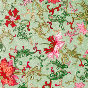 Cojín Decorativo Hermoso patrón floral impreso a fondo