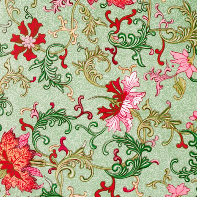 Cojín Decorativo Hermoso patrón floral impreso a fondo (Subido por el creador)