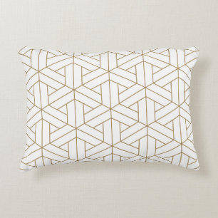 Cojín Decorativo Hermoso patrón sin foco japonés shoji kumiko,