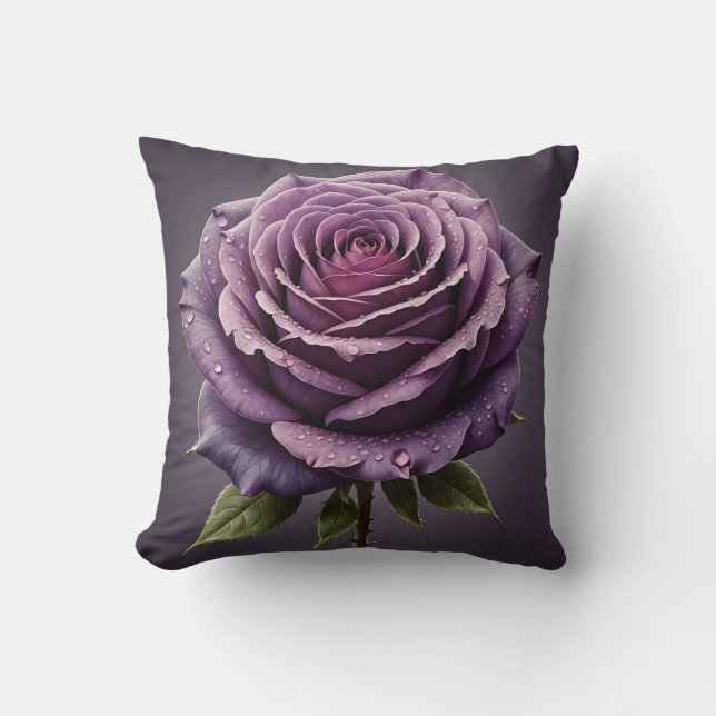 Cojín Decorativo Hermoso rosa morado (Anverso)