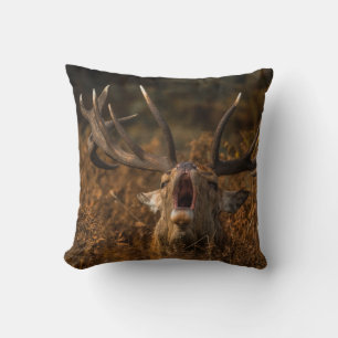 COJÍN DECORATIVO HERMOSOS ANIMALES REINDERES SALVAJES