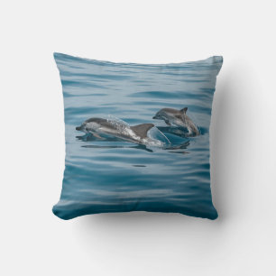 Cojín Decorativo Hermosos delfines acuáticos
