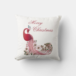 Cojín Decorativo Hermosos Navidades Peacock