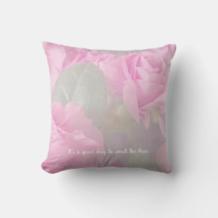 Cojín Decorativo Hermosos Rosas florales BirthdayThrow Pillow