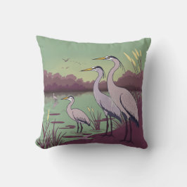 Cojín Decorativo Herons by the Lake