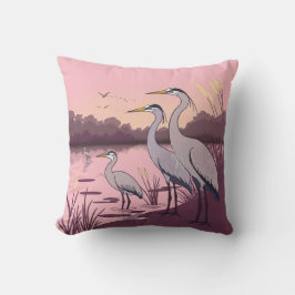 Cojín Decorativo Herons by the Lake