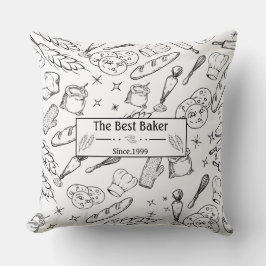 Cojín Decorativo herramientas de cocción y panadería moderna de com