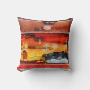 Cojín Decorativo Herramientas del oficio de los bomberos