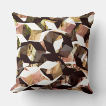 Hexagones de blanco y negro a marrón al pixelado