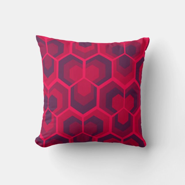 Cojín Decorativo Hexagons Flowers (Anverso)