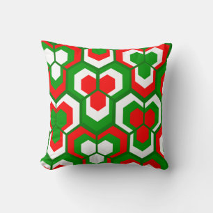 Cojín Decorativo Hexagons Flowers