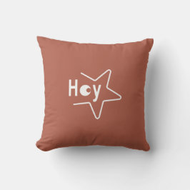 Cojín Decorativo Hey Bye White Front Back Simple Riddle
