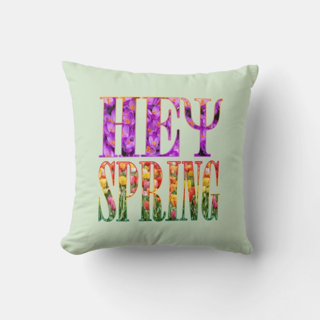 Cojín Decorativo hey primavera (Anverso)