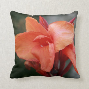 Cojín Decorativo Hibisco anaranjado
