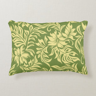 Cojín Decorativo Hibisco de Waikiki Pareau Floral Hawaiano
