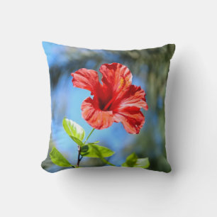 Cojín Decorativo Hibisco Rojo