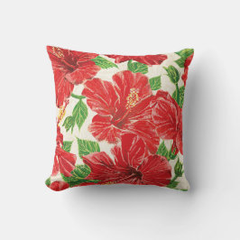 Cojín Decorativo Hibisco rojo