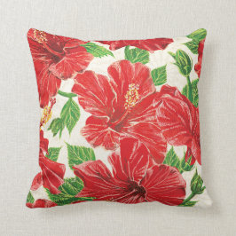 Cojín Decorativo Hibisco rojo