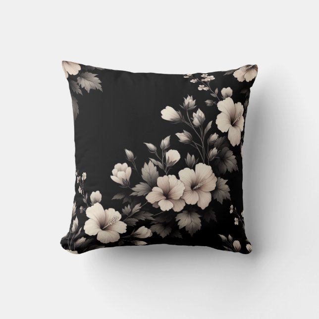 Cojín Decorativo Hibisco Tímido (Anverso)