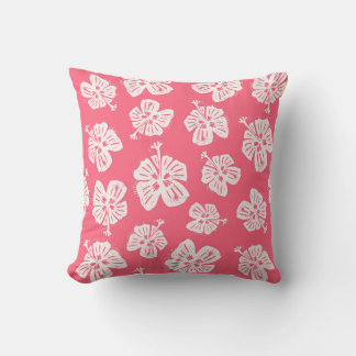Cojín Decorativo hibiscos tropicales para un poco de paraíso en cas