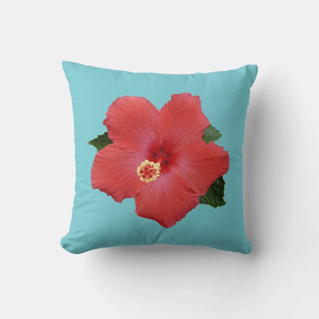 Cojín Decorativo Hibiscus (Anverso)