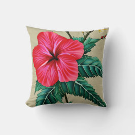 Cojín Decorativo Hibiscus Flower Puff Pillow