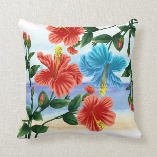 Cojín Decorativo Hibiscus Hawaiian Pillow