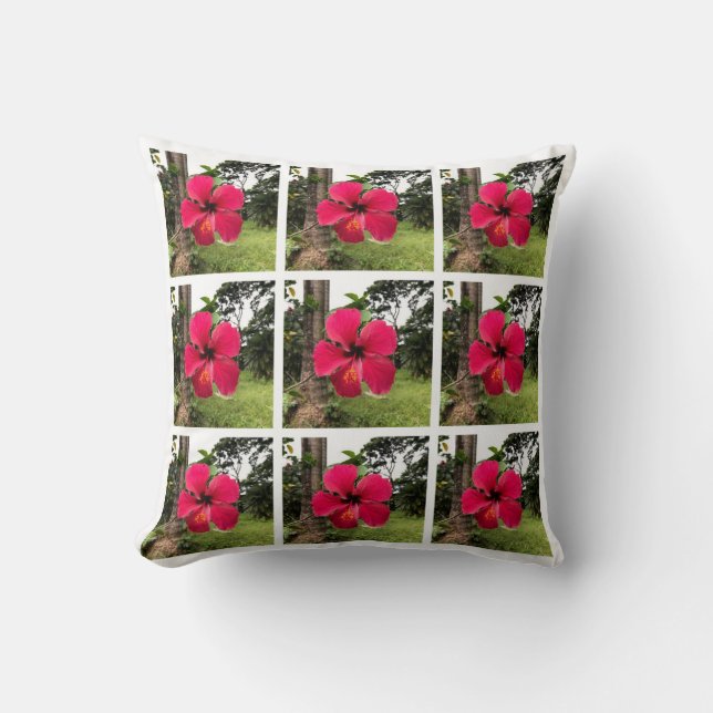 Cojín Decorativo Hibiscus Pillow (Anverso)