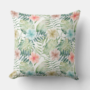 Cojín Decorativo Hibiscus Tropical
